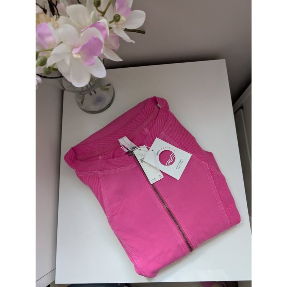 BNWT, Anthropologie (Practice by Anthro) Front-Zip Utility Mini Dress, size L - Picture 8 of 10